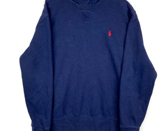 Polo Ralph Lauren Sweatshirt Crewneck Extra Large Blue Embroidered