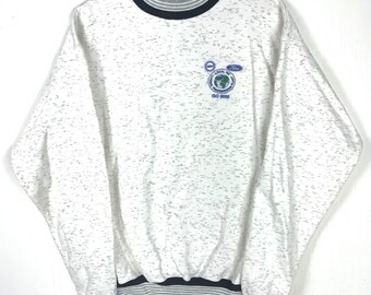 Vintage Ford Sweatshirt Crewneck Größe XL Weiß Made in Usa 90er Jahre