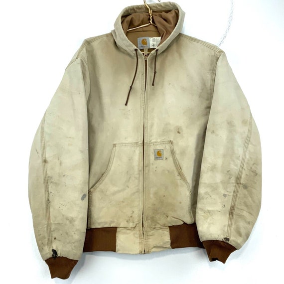 vintage carhartt active hooded jacket