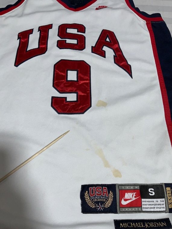 Basketball Legends Jordan Usa Jersey Vintage Michael Jordan Team Usa Nike  Jersey Small White 1984 Olympics Basketball