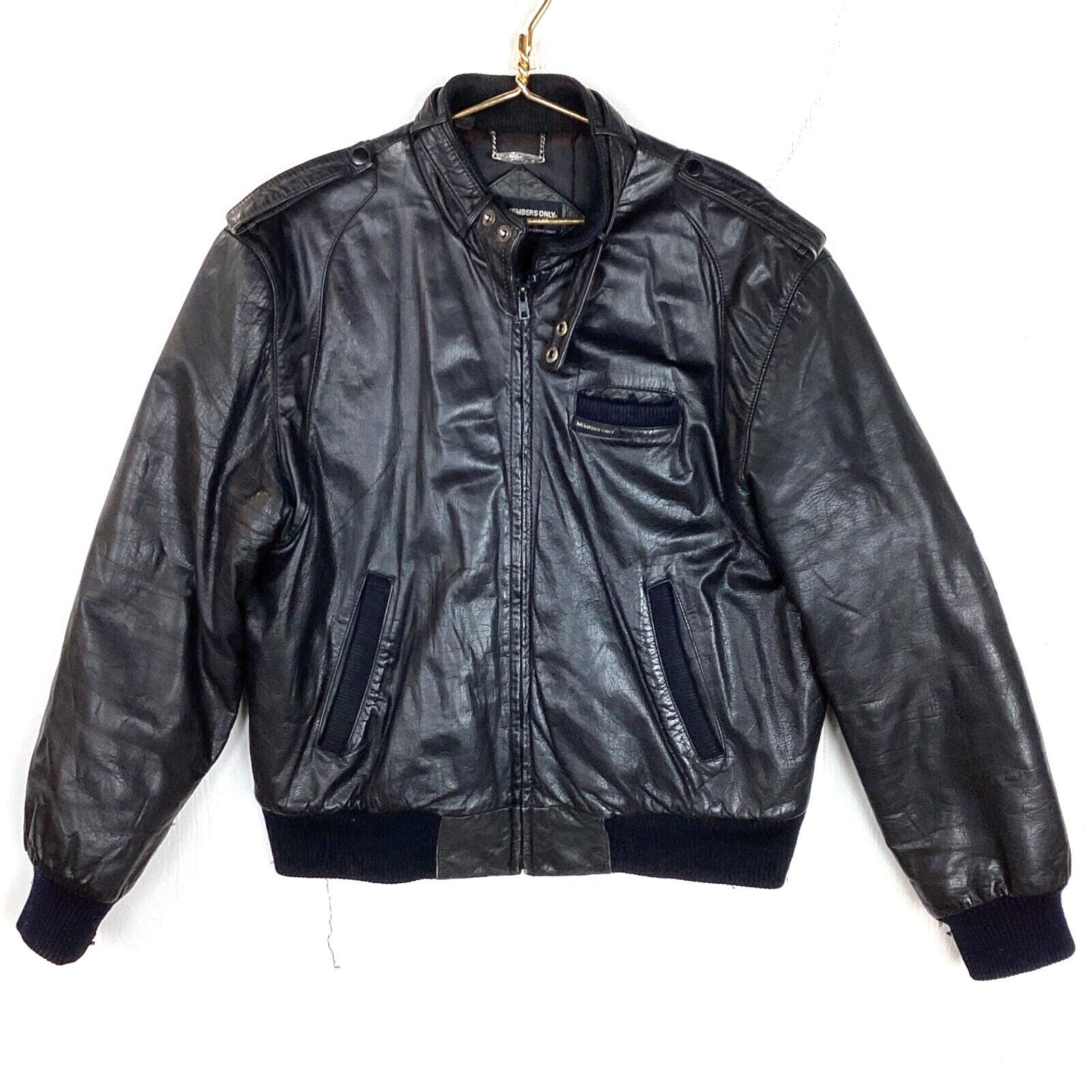 Vintage Members Only Leather Bomber Jacket Lined Size 42 Black Full Zip 90s - Etsy Vintage Members Only Leather Bomber Jacket Lined Size 42 Black Full Zip 90s - Etsy