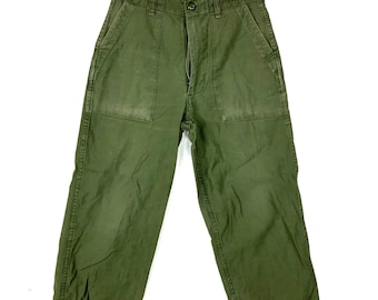 Vintage 1950s OG 107 13 Star Button Fatigues Pants With