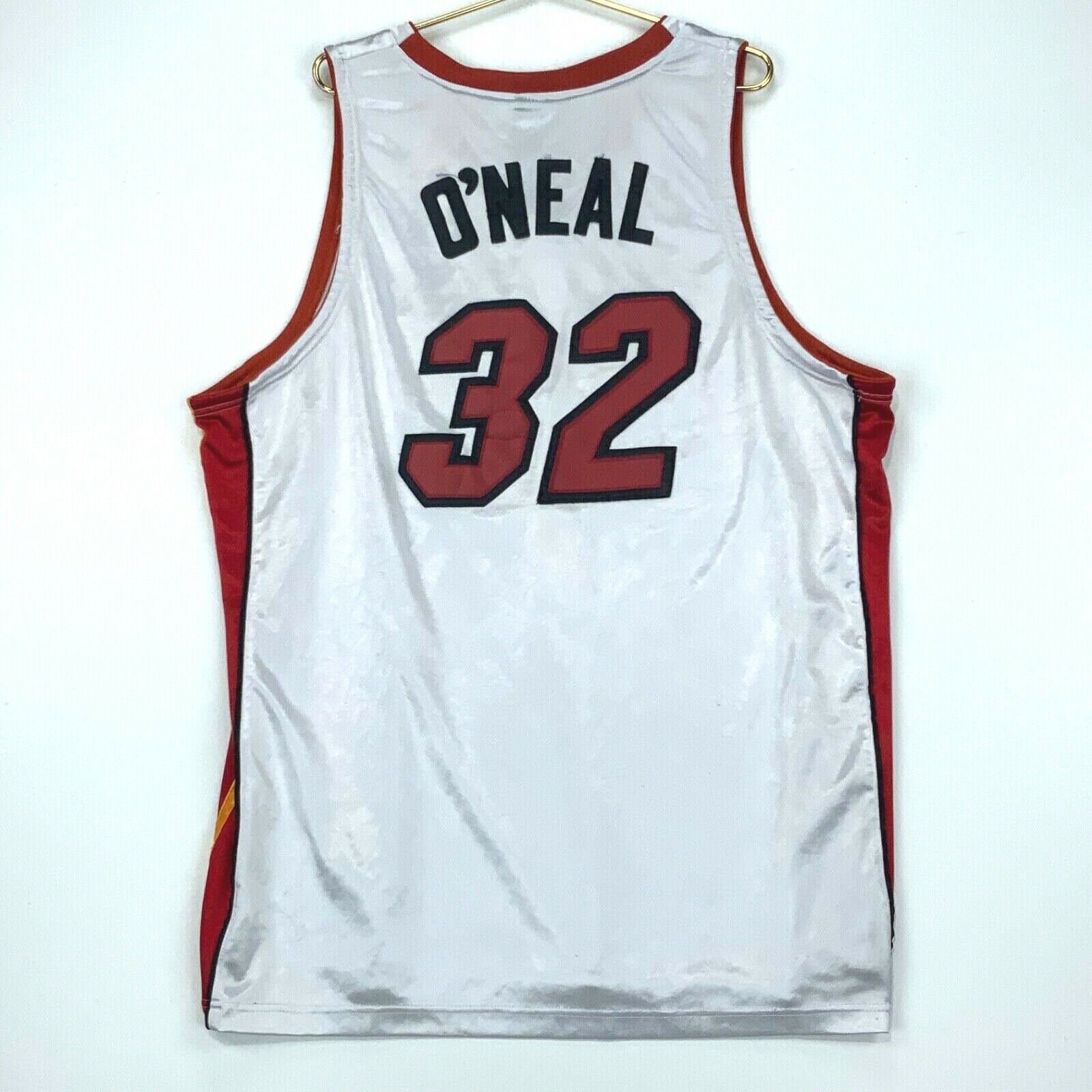Miami Heat Champion NBA Jersey #32 Shaquille O'Neal Basketball Men Size XL