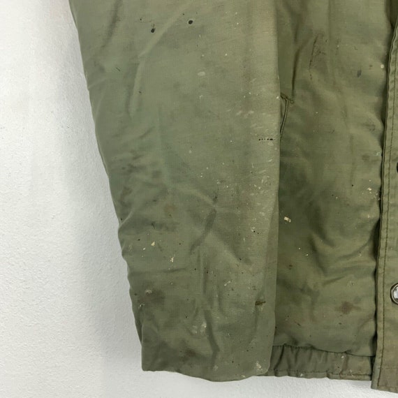 A-2 Deck Jacket, Military Deck Jacket, Men's Size L unclear Khaki type Vintage Second Hand