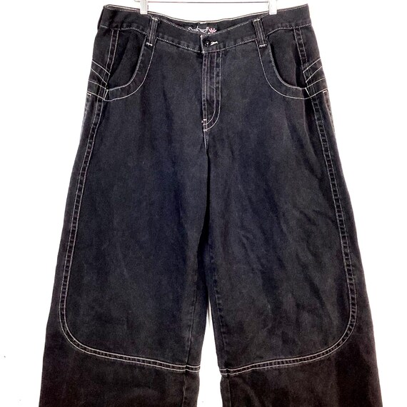 Vintage Jnco Silverback Gorilla Denim Jean Size 40 Black Extra