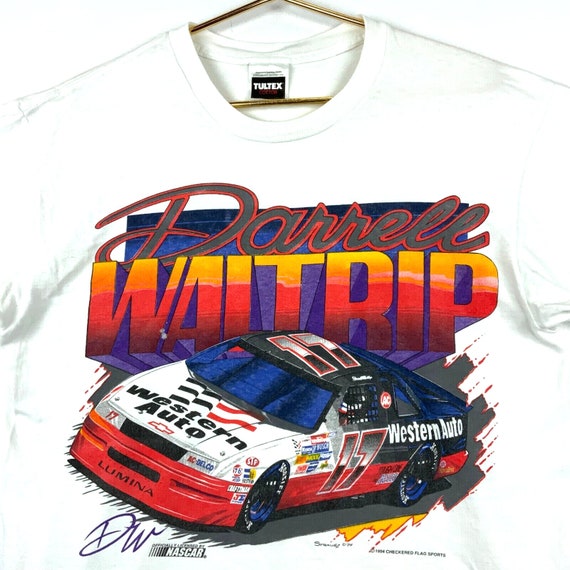 Vintage Darrell Waltrip Western Auto T-shirt Larg… - image 1