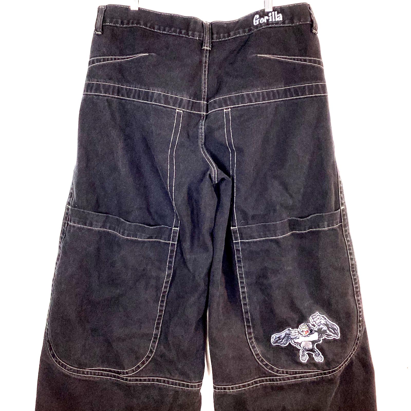 パンツ jnco silverback gorilla Vintage Jnco Silverback Gorilla Denim Jean Size 40 Black Extra