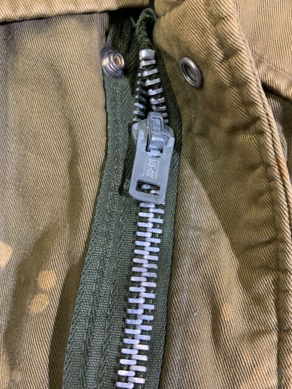 Vintage Military M-52 Field Coat Jacket Size Medi… - image 5