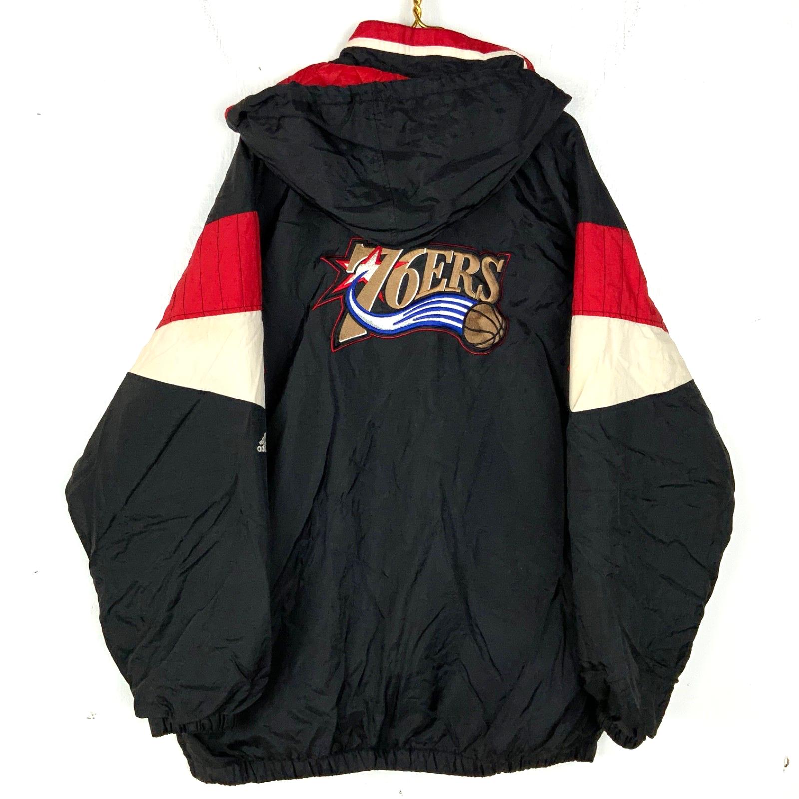 Clothing Philadelphia 76ers Old School Nba Warm Up Jackets Vintage