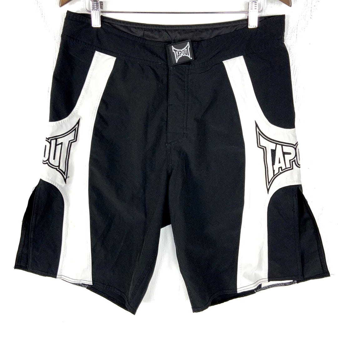 Buy Tapout Mma Athletic Shorts Size 32 Black Mixed Martial Arts