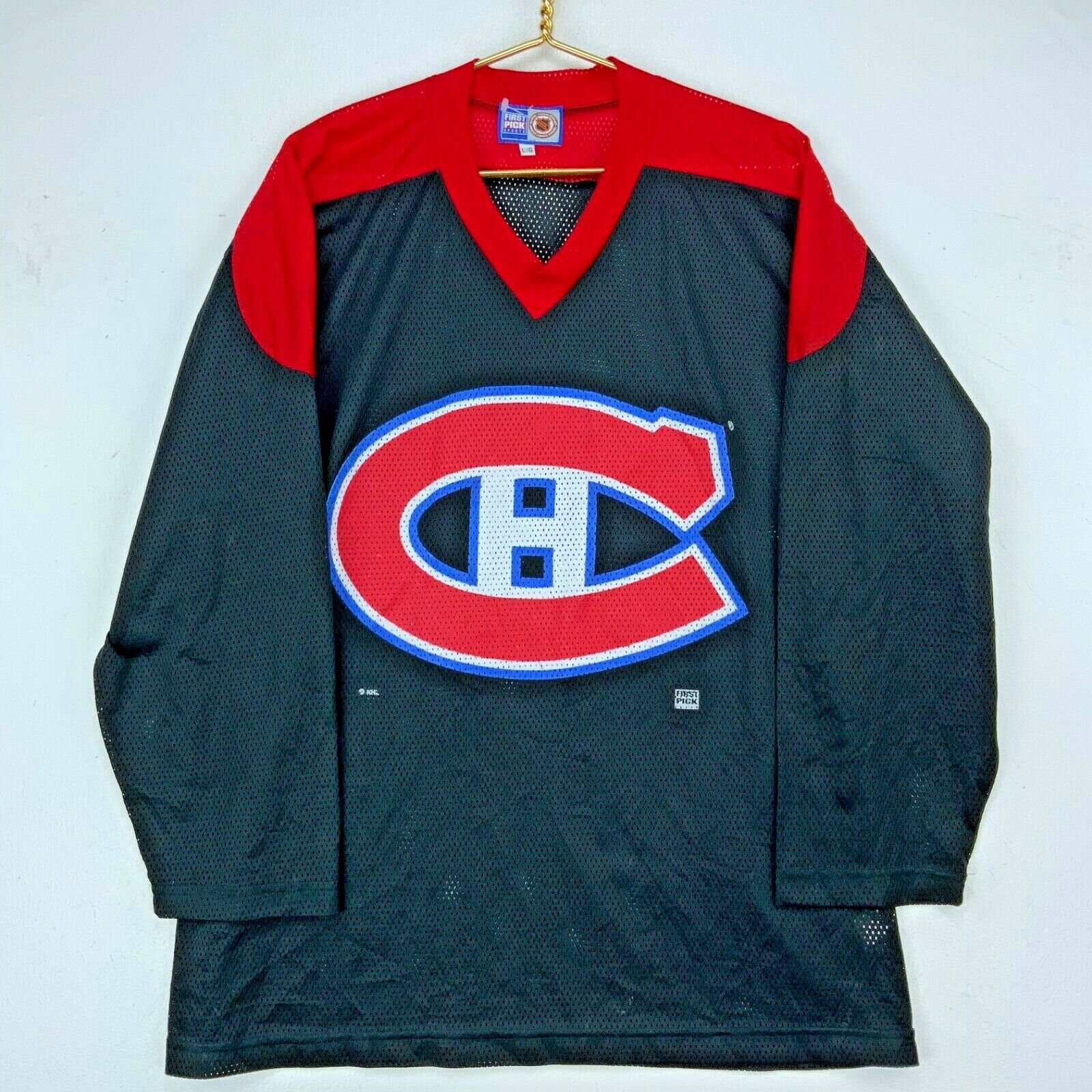 Vintage 90s NHL Montreal Canadiens Baseball Jersey