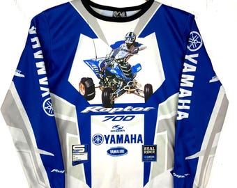 80s USA製 YAMAHA モトクロスシャツ Vintage 70s 80s Yamaha Motocross Racing Long Sleeve Shirt