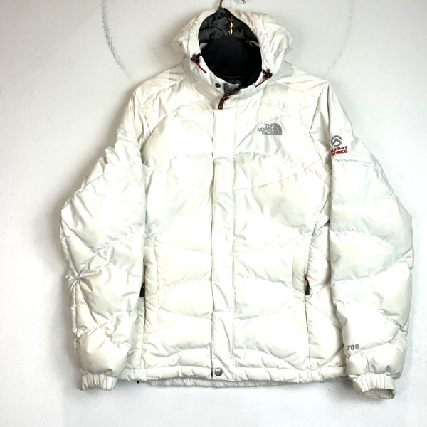 White North Face Puffer Jacket Etsy