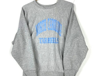 Vintage North Carolina Champion Reverse Weave Sweatshirt Medium Gray Ncaa