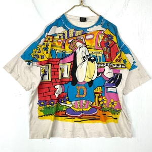 Vintage Droopy Dog T-Shirt 3XL White Cartoon 1994 Droop There It Is 1990s