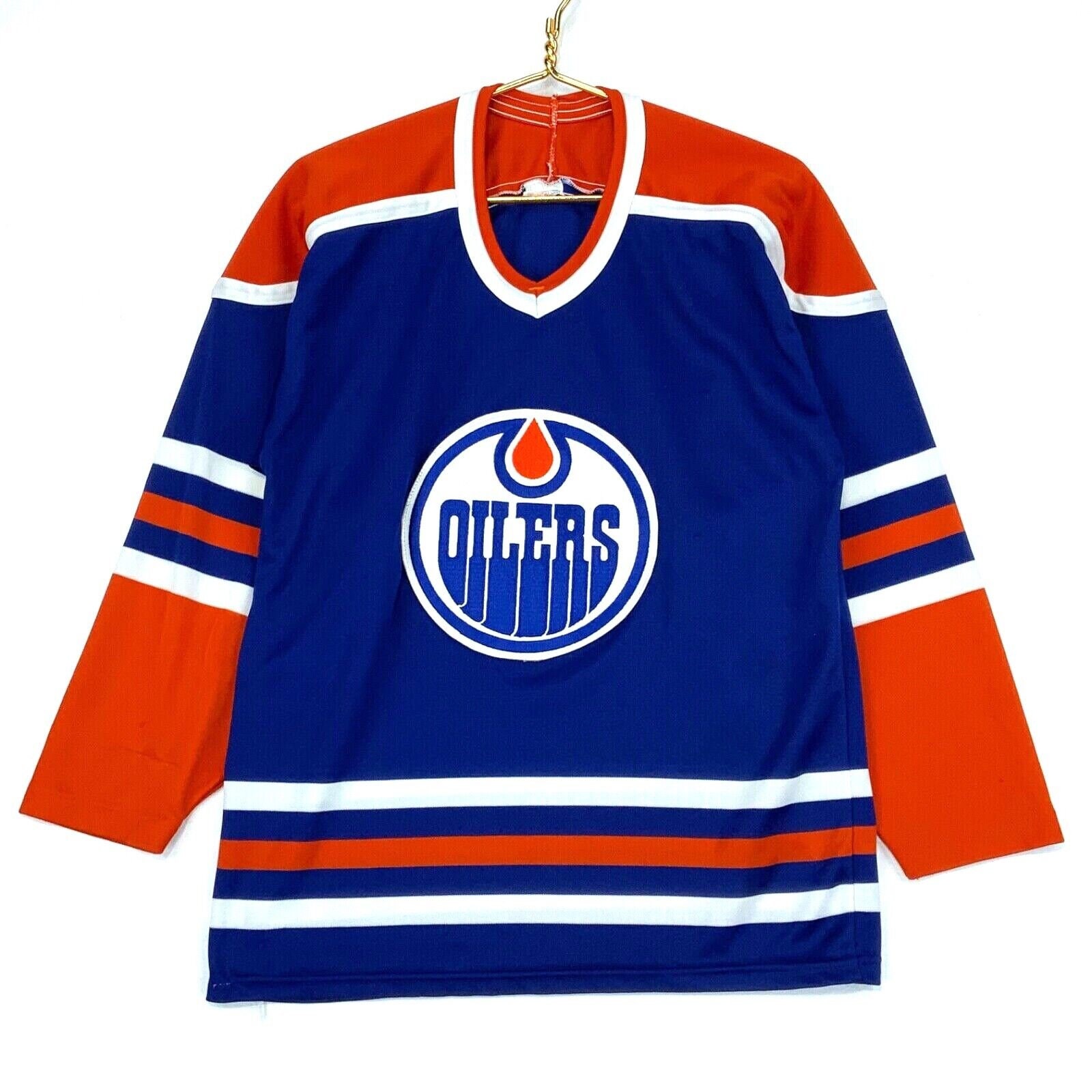 CCM Oilers 1983-84 Classic Heritage Knit Sweater - Size Small : :  Clothing, Shoes & Accessories