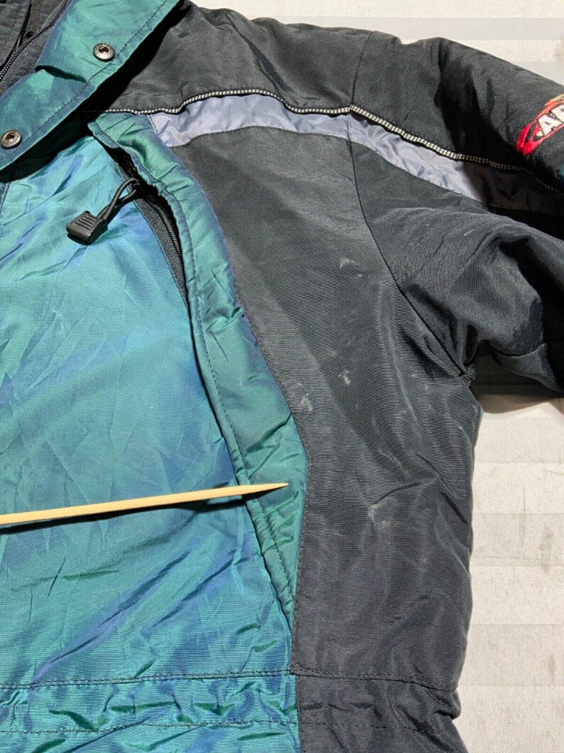 Vintage Arctic Cat Womens Snowmobile Bomber Jacket Large Full Zip Made