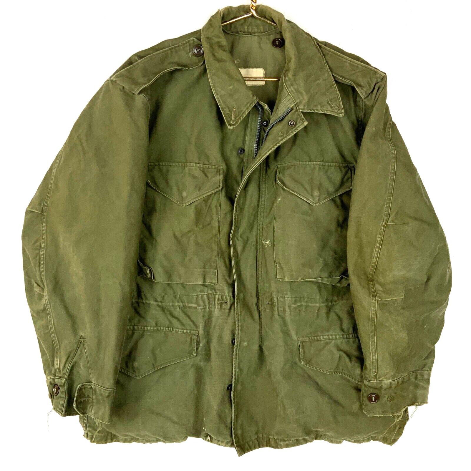 【vintage】 70s green USA製 active jacket Vintage 70s OG 107 US Military Green Cold Weather Bomber