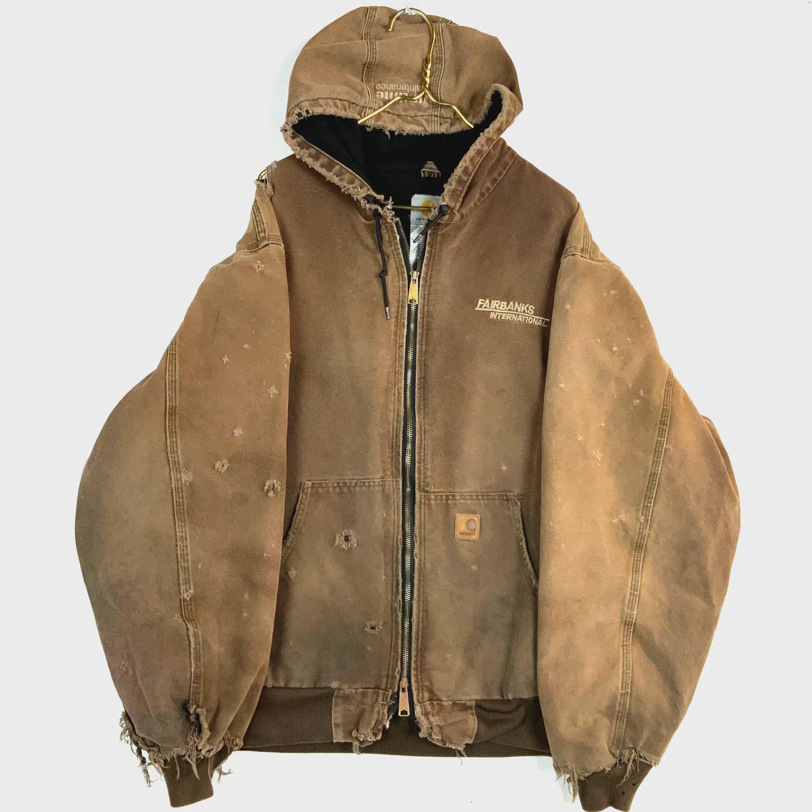 Carhartt アクティブジャケット j25 CHT ブラウン XXL Carhartt