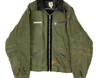 Carhartt　Detroitジャケット　2XL 　美品　最終値下げ Vtg Rare Carhartt Detroit Jacket, J204 SDL, 2XL, Saddle
