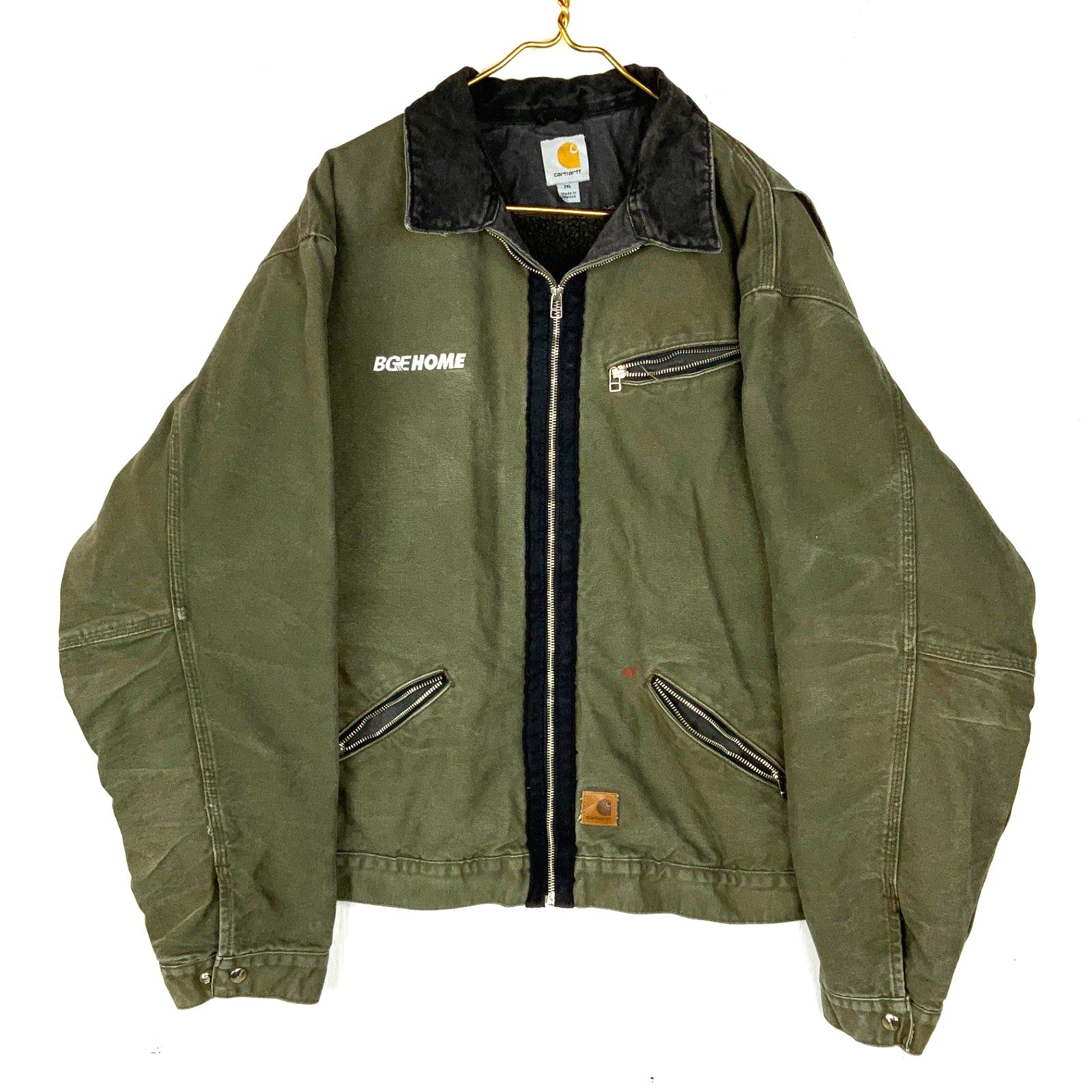 Carhartt Detroit Jacket 2XL Full Zip Sherpa Lined Work Wear