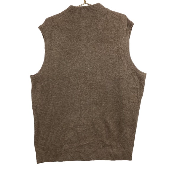 Pendleton Lambs Wool Quarter Zip Sweater Vest Siz… - image 2