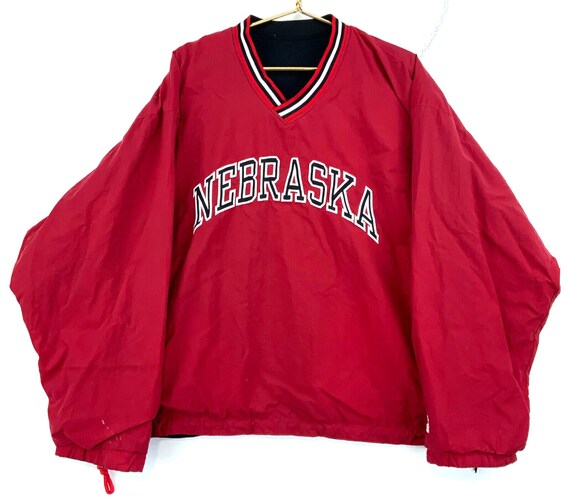 Vintage Nebraska Cornhuskers Starter Pullover Jac… - image 1