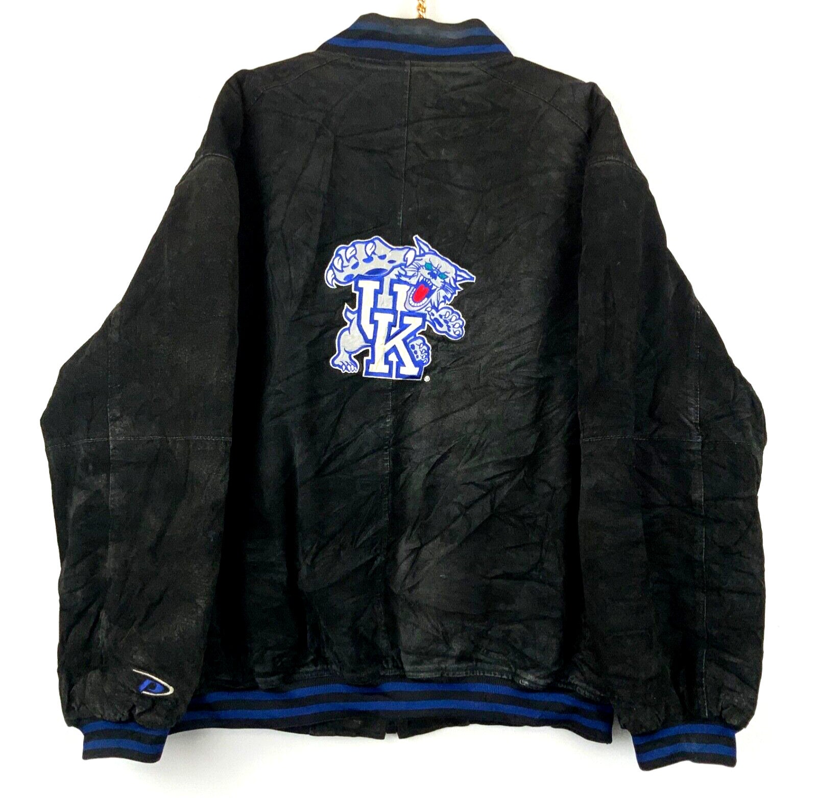 Vintage Kentucky Wildcats Pro Player Suede Varsity Bomber Jacket