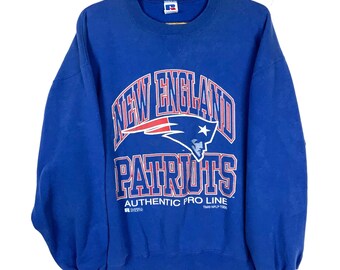 vintage New England Patriots Russel Athletic Sweatshirt Extra Large 1995 Nfl Usa