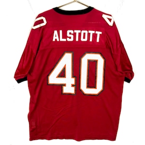 Vintage Tampa Bay Buccaneers Jersey XL Starter Mike Alstott Red Nfl