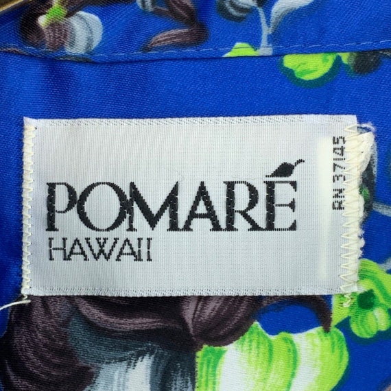 Vintage Pomaré Hawaii Button Up Shirt Size Large … - image 3
