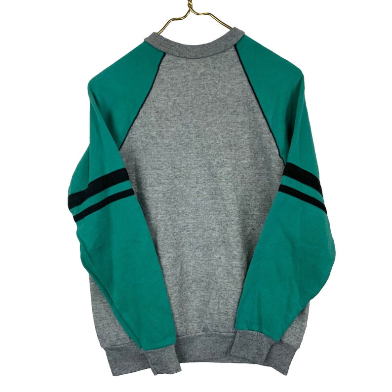 Vintage 1980 Sweatshirt Rundhalsausschnitt Large Made In USA Tultex Bild 2