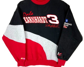 Vintage Dale Earnhardt Chase Authentics Sweatshirt Medium Zwart Nascar