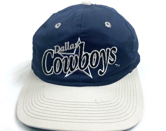 Vintage Dallas Cowboys Drew Pearson Snapback Hat Cap Adjustable Nfl Blue 90s