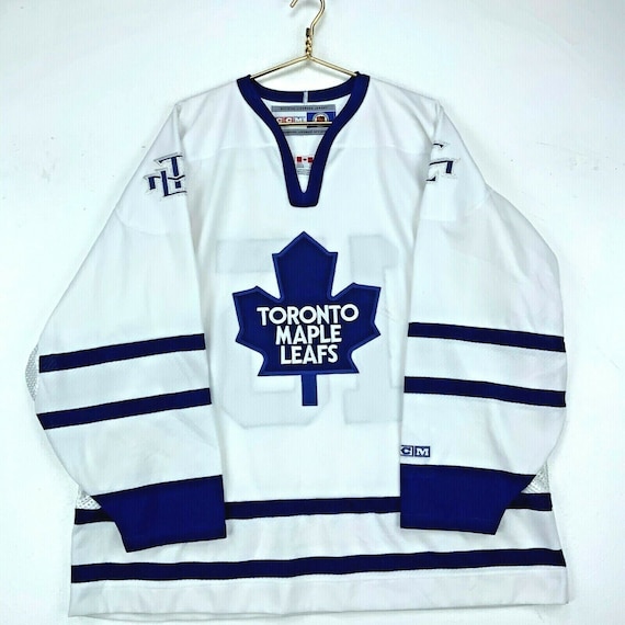 Vintage Toronto Maple Leafs White NHL Hockey Sewn Jersey 