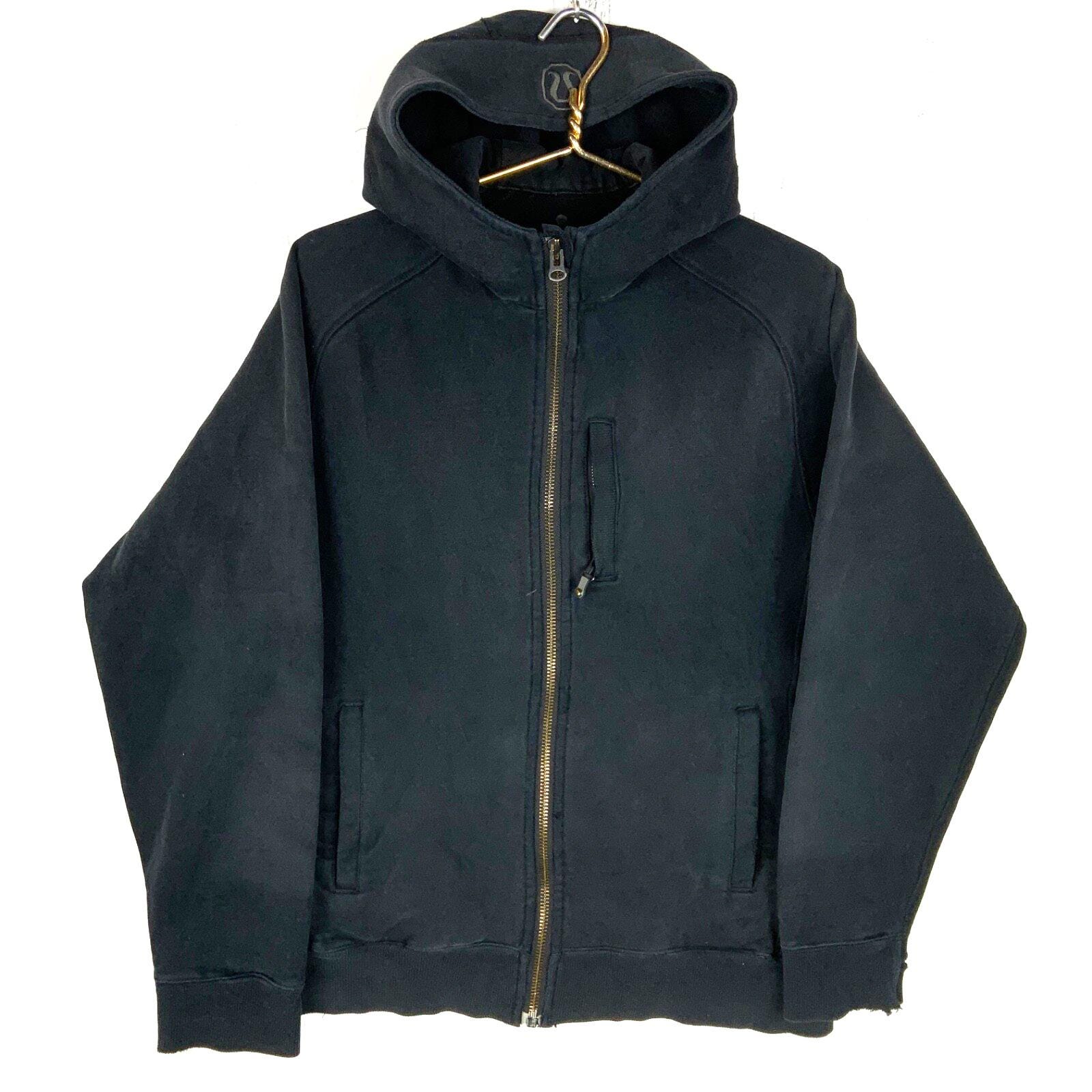 Lululemon Sweatshirt Hoodie Size Large Black Full Zip