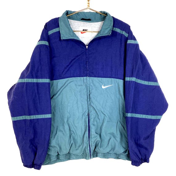 ジャケット・アウター NIKE 00s nylon pullover jacket Bordeaux Nike Jacket L 90s 00s Y2k Big Logo Swoosh Athletic Sportswear Zip