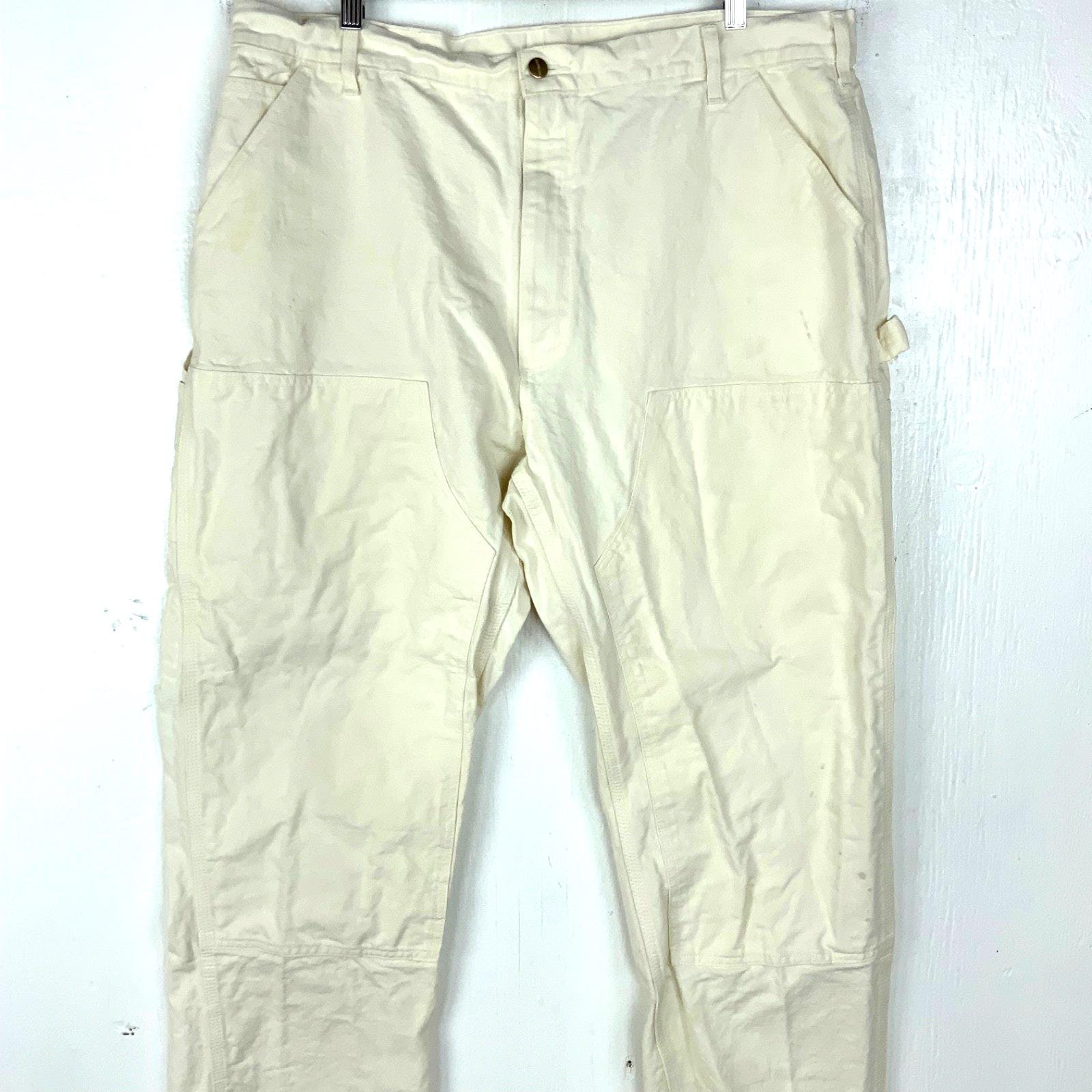 White Painters Pants - Etsy Canada