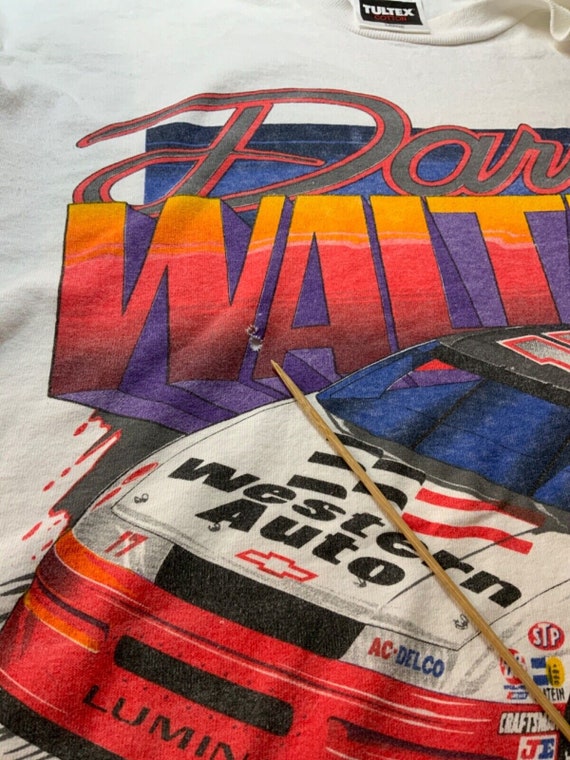 Vintage Darrell Waltrip Western Auto T-shirt Larg… - image 6