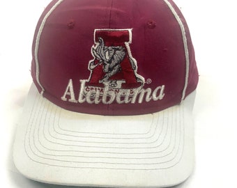 Vintage Alabama Crimson Tide Snapback Hat Cap Adjustable Ncaa 90s Purple