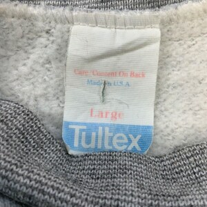 Vintage 1980 Sweatshirt Rundhalsausschnitt Large Made In USA Tultex Bild 3