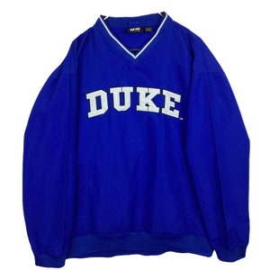 Duke Blue Devils Pullover Windbreaker Jacket Large Blue J2 Ncaa ...