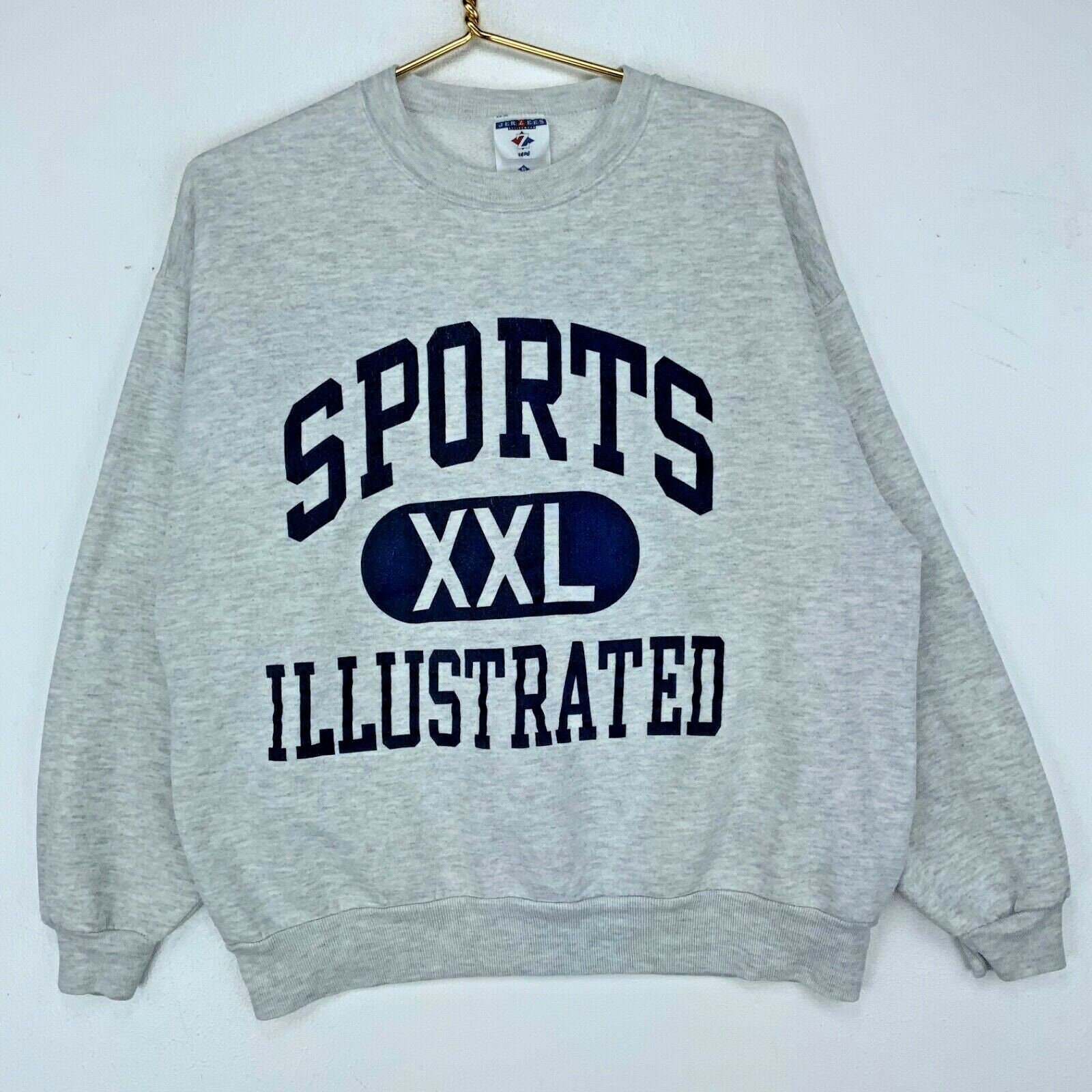 Sports Illustrated XXL Vintage Sweatshirt Crewneck XL Gray 90s 50