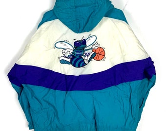 vintage Charlotte Hornets Apex One doudoune zippée XL multicolore Nba