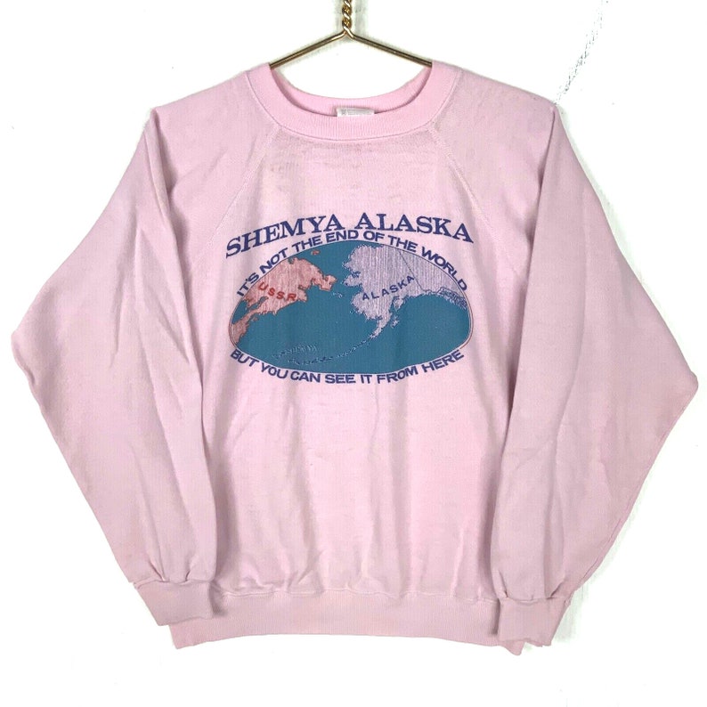 Vintage Alaska Sweatshirt Crewneck Groß 80er Jahre Nature Wildlife Bild 1