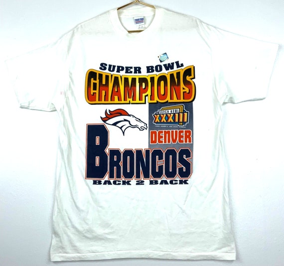 Vintage Denver Broncos Back 2 Back Super Bowl Cha… - image 2
