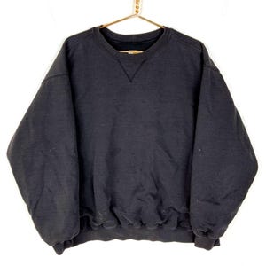Vintage Carhartt Active Lined Sweatshirt Crewneck Jacket 2XL Black Workwear