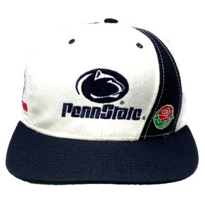 Vintage PennState Nittany Lions Big Ten Nutmeg Snapback Hat Cap Snapback Ncaa
