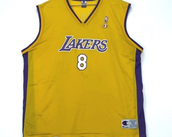 Vintage Champion Lakers Kobe Bryant #8 Basketball Jersey - XL