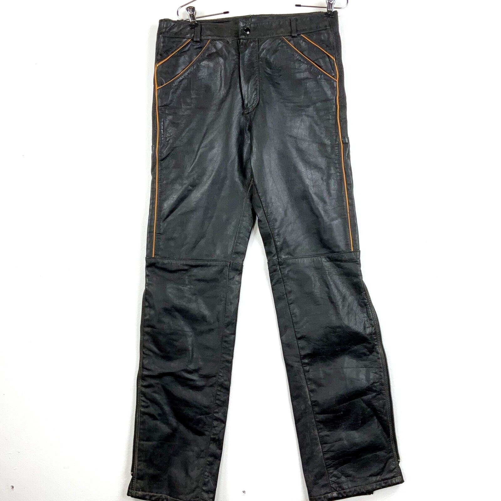 Baggy Leather Pant - Etsy Canada